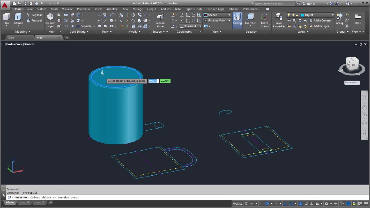 Convert 2D Objects to 3D Objects Autocad