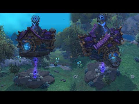 WoW Housing - A Home for my Void Elf Warband