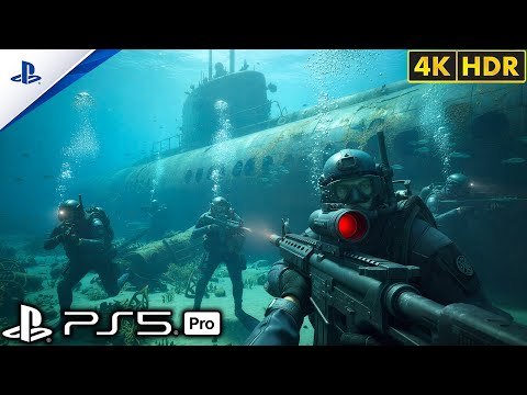 (PS5) Deadly Underwater Stealth Mission in New York | Ultra Realistic Gameplay 4K60FPS] Call of Duty