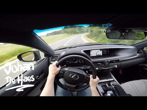 Lexus GS F 477hp POV test drive GoPro