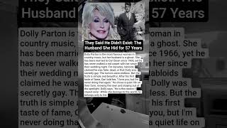 For 57 Years, People Thought Her Husband Was a Mystery — The Truth Behind Dolly Parton’s Hidden Mar