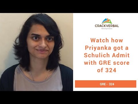 Priyanka — GRE 324, Schulich School of Business admit