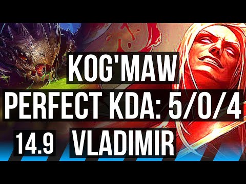 KOG'MAW vs VLADIMIR (MID) | 5/0/4 | EUW Master | 14.9