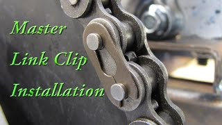 How to Install a Roller Chain Master Link Clip