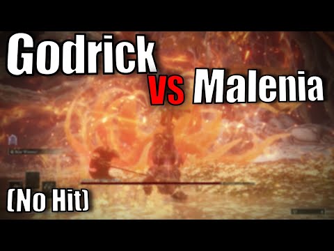 Godrick vs Malenia - No Hit, Cosplay build - Elden Ring