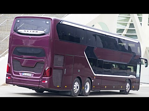 SETRA TopClass S 531 DT – DOUBLE DECKER LUXURY BUS / (interior, exterior, and drive)