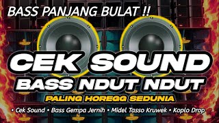 Download lagu DJ CEK SOUND FULL BASS GLERR PALING HOREGG SEDUNIA VERSI NJEDUG MBLEDOS mp3