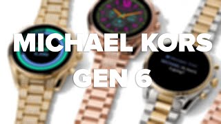 Michael Kors Gen 6 Bradshaw Pave Gold-Tone Smartwatch (MKT5136) - відео 1