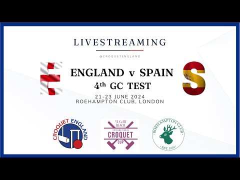 England v Spain Golf Croquet Test Match 2024 - Day 3, Session 1