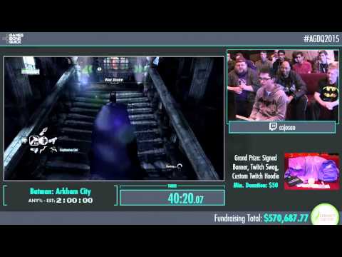 Awesome Games Done Quick 2015 - Part 135 - Batman: Arkham City by cojosao