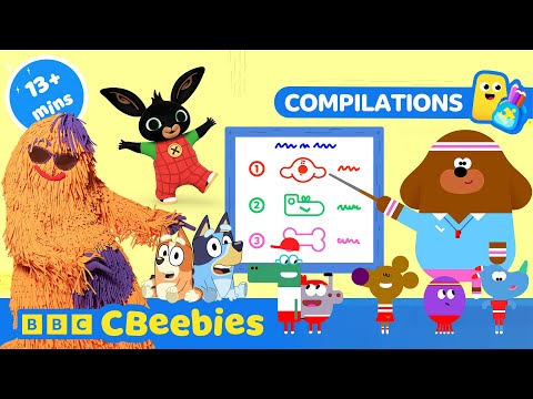 Following Instructions with Bing, Bluey, Hey Duggee & Hettie | Back to School Readiness 🎒 | CBeebies