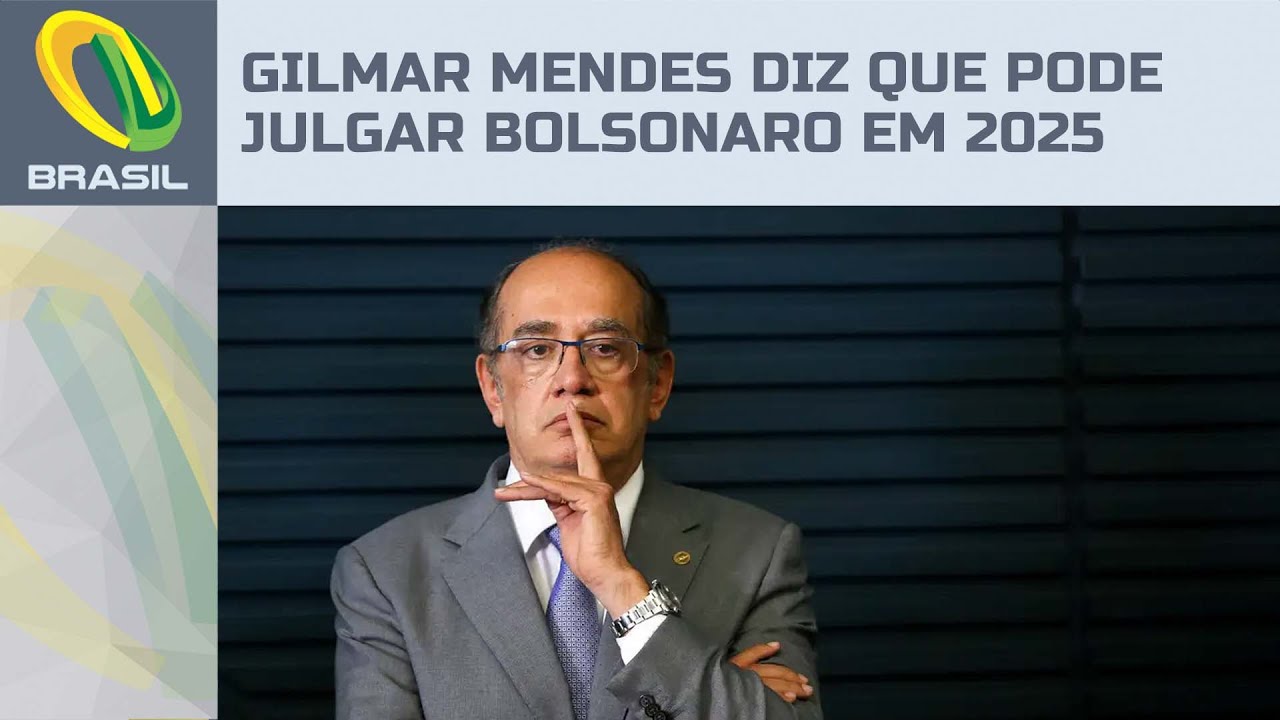 Gilmar Mendes diz que espera julgar Bolsonaro em 2025 para evitar ‘tumultos’ em 2026