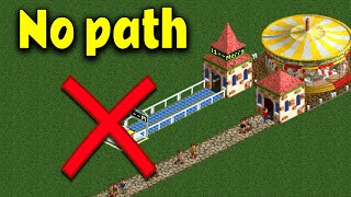 Can you beat RollerCoaster Tycoon 1 without Building Path?