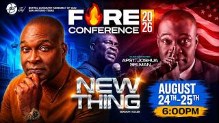 FIRE CONFERENCE DAY 10 || SAN ANTONIO-USA WITH APOSTLE JOSHUA SELMAN