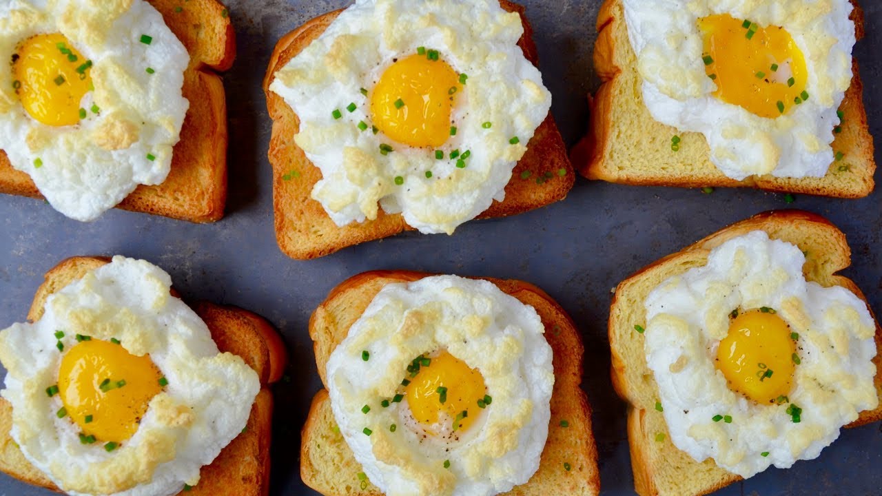 Cloud Eggs on Toast