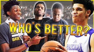 WHO'S BETTER? DE'AARON FOX OR LONZO BALL - NBA 2K18 Blacktop Gameplay