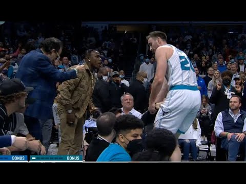 What Did DaBaby Say To Gordan Hayward After He Helped Him Up?🤔