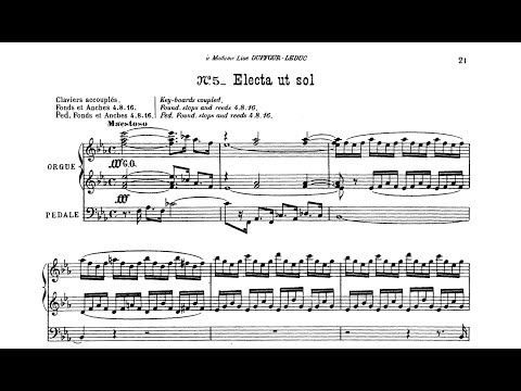 Henri Dallier - Cinq Invocations (Score Video)