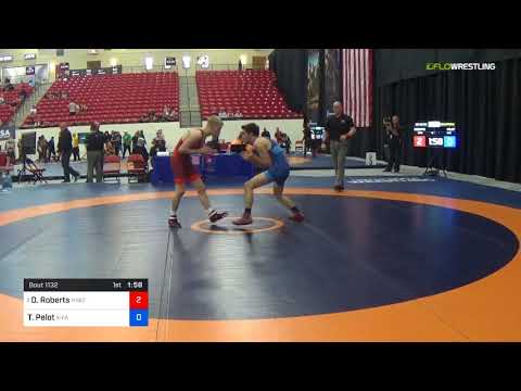 2018 Marine Corps US Open/Senior Men's Greco-Roman 60 Quarters - Dalton Roberts (NYAC) Vs. Ty Pelo