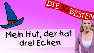 Mein Hut der hat drei Ecken - Anleitung zum Bewegen || Kinderlieder