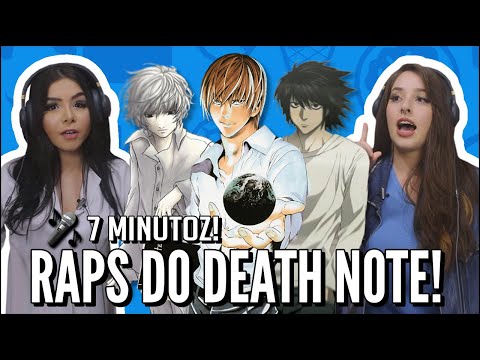 JOVENS REAGEM A 7 MINUTOZ - RAP DO KIRA, RAP DO L, RAP DO NEAR E MELLO (DEATH NOTE)