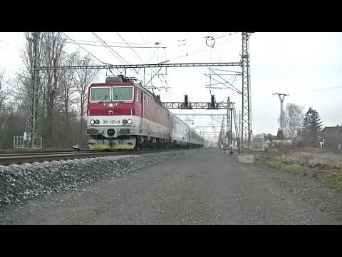 Vlaky/trains Dluhonice 9.1.2021