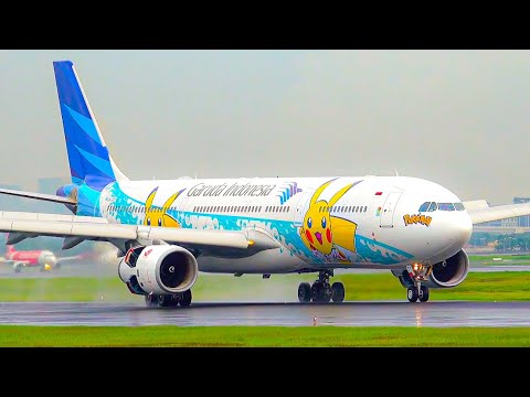 ✈️🇲🇨2 HOUR of THE BEST Close Up JAKARTA AIRPORT PLANE SPOTTING | 150 Aircraft takeoffs & Landings.