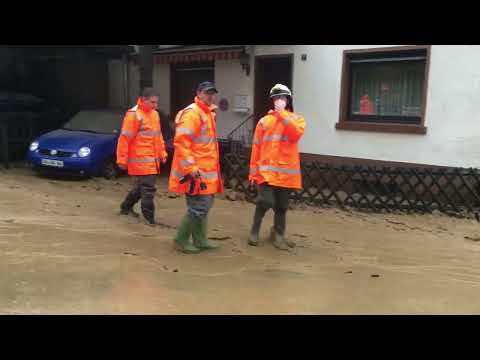 Die Ahr: Vor der Flut und am 14. Juli 2021 - 17.00 und dann 19.40