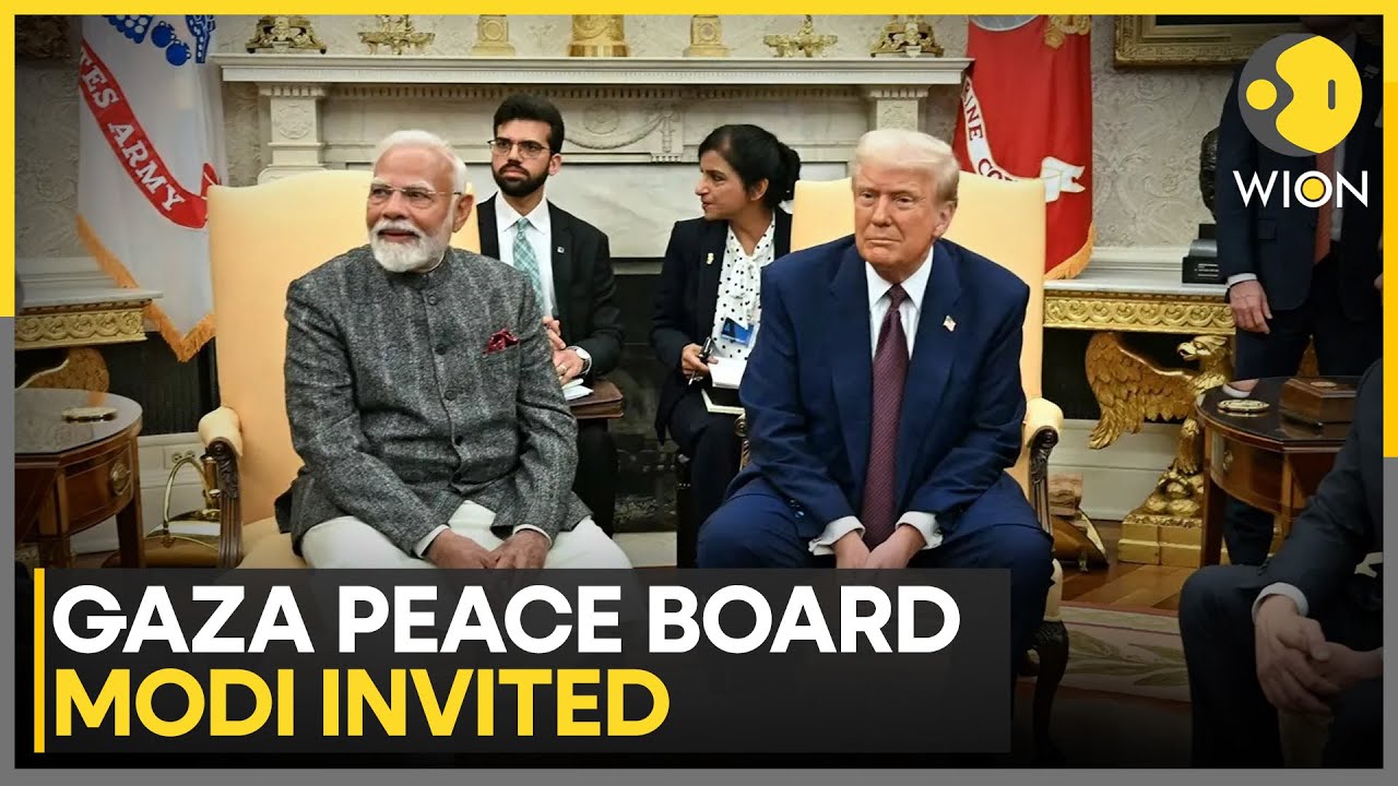 Israel-Gaza War: US President Trump Invites Indian PM Modi To Join Gaza Peace Board | WION