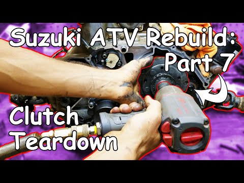 ATV Wet Clutch Teardown: Suzuki Vinson Rebuild Part 7