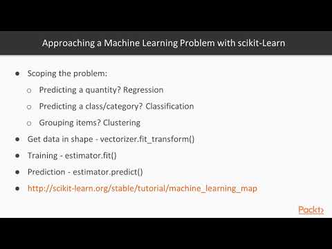Practical Python Data Science Techniques Brief Overview of scikit learn | packtpub com
