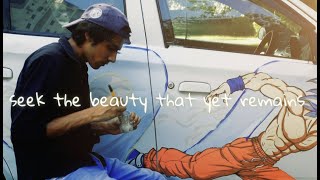 Transforming A Car with Posca Markers.