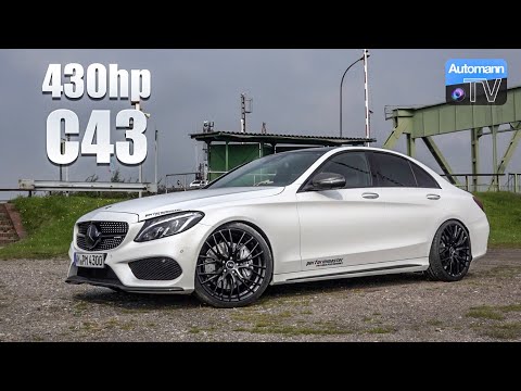 2018 Mercedes-AMG C43 (430hp) - DRIVE & SOUND (60FPS)