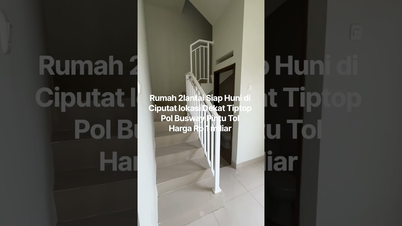 Move-In Ready House Near Tiptop Ciputat, Busway Stop, & Toll Gate
