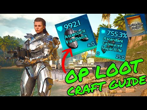 How To CRAFT 90% BETTER LOOT IN Ark Survival Ascended!!!!