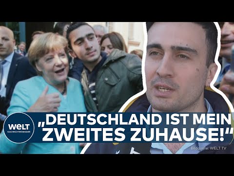 BERLIN: Zehn Jahre nach Merkel-Selfie – Anas Modamani trifft Ex-Kanzlerin wieder!
