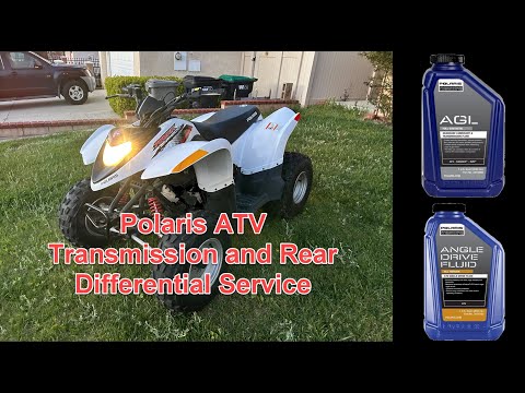 How to change Polaris ATV Transmission Fluid and Rear Differential Fluid.