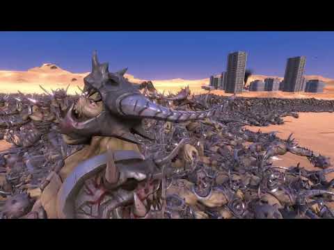 5.000 Giant Ogres vs 500 Elven  Huntress - Ultimate Epic Battle Simulator