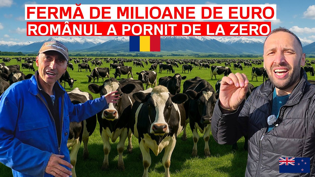 Noua Zeelandă: FERMA de VACI a unui ROMÂN care a plecat de la ZERO | N-ai mai văzut așa ceva!