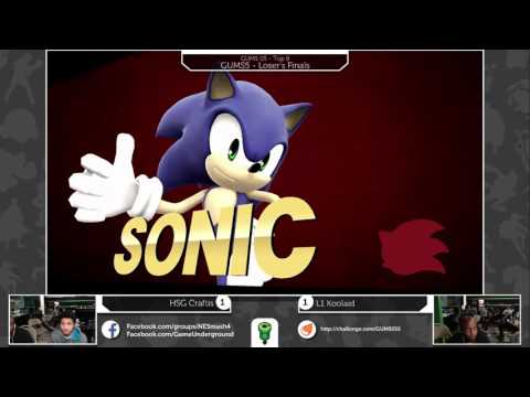 GUMS05 Singles (Loser's Finals) - HSG Craftis (Sonic) vs L1 Koolaid (Fox)