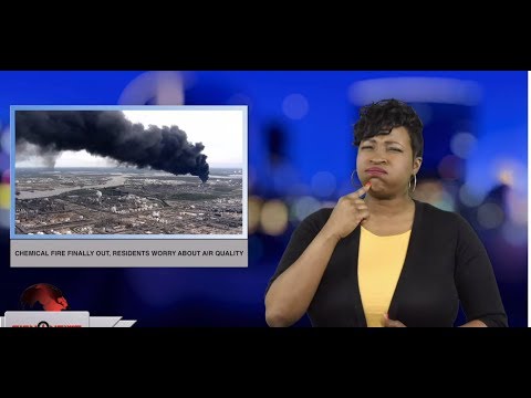 Chemical fire finally out, residents worry about air quality (ASL - 3.20.19)