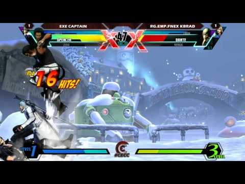 CECC Day 2 - UMVC3 Top 8 - EXECaptain vs RG.EMP.FNEX KBrad