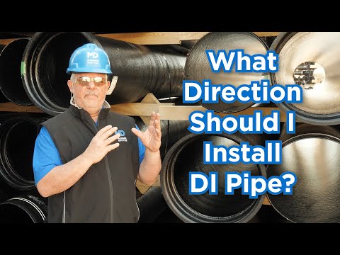 Does the Direction I Install Ductile Iron Pipe Matter? Ditch Doctor
