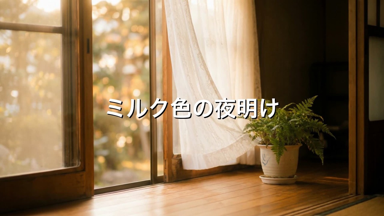ミルク色の夜明け