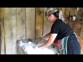 khachapuri (Lobiani) making in Svaneti იმერული ხაჭაპური ...