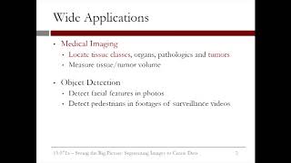 6.4.2 Recitation 6 - Video 1: Image Segmentation