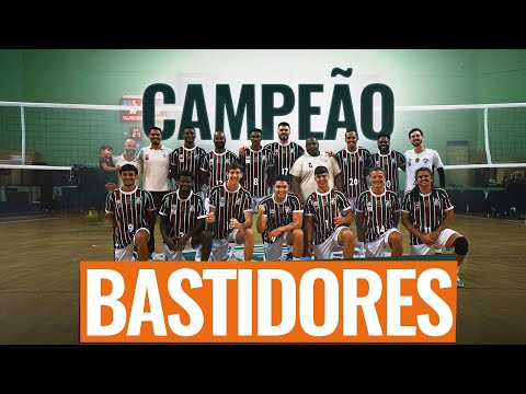 BASTIDORES - FLUMINENSE VENCE O GRAJAÚ COUNTRY CLUB E É CAMPEÃO DO ESTADUAL MASCULINO DE VÔLEI