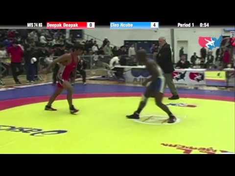74 KG Consolation SF - Deepak IND vs Cleo Ncube CAN