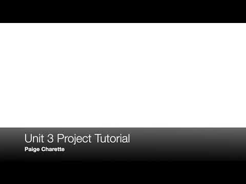 Unit 3 Project Glowscript Tutorial