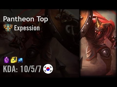 Pantheon Top vs Fiora - Expession - KR Challenger Path 6.4